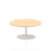 Dynamic Italia 1000mm Poseur Round Table Maple Top 475mm High Leg ITL0139 DD